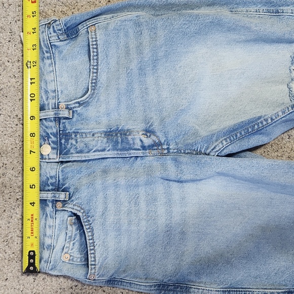 New We The Free Big Sur Coast boyfriend short Button Up Fly Women's size 25 - Picture 7 of 14